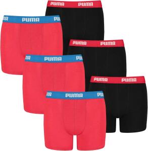 PUMA 6 er Pack Boxer Boxershorts Jungen Kinder Unterhose...