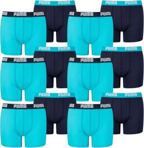 PUMA 12 er Pack Boxer Boxershorts Jungen Kinder Unterhose...