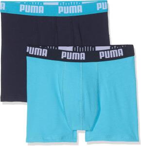 Puma Jungen Basic Boxer 2p Unterhose, (Bright Blue 789),...