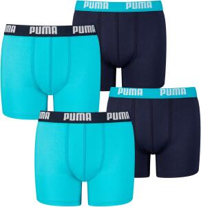 PUMA 4 er Pack Boxer Boxershorts Jungen Kinder Unterhose...