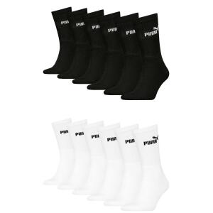 Puma 6 Paar Unisex Crew Tennissocken ELEMENTS