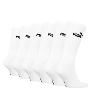 Puma 6 Paar Unisex Crew Tennissocken ELEMENTS