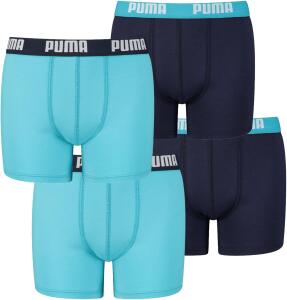PUMA Junior Boys Boxershort Basic Boys Boxer 4er Pack,...