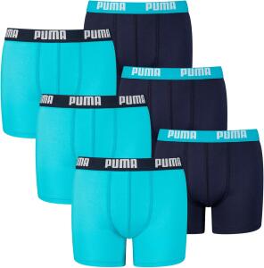 PUMA 6 er Pack Boxer Boxershorts Jungen Kinder Unterhose...