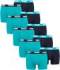PUMA Herren Boxershorts Unterhosen 100004386 10er Pack, Wäschegröße:XL, Artikel:-796 Aqua/Blue