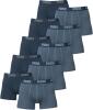 PUMA 10 er Pack Boxer Boxershorts Men Herren Unterhose Pant Unterwäsche, Farbe:162 - Denim, Bekleidungsgröße:L