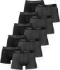 PUMA Herren Basic Boxer Boxershort Unterhose 10er Pack, Herbst/Winter 17/18,mt (Greymelange/Black, L)