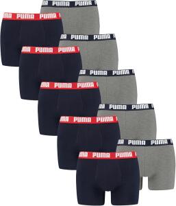 Puma Herren Boxershorts Unterhosen 100004386 10er Pack,...