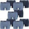 Puma Herren Boxershorts Unterhosen 100004386 10er Pack, Wäschegröße:L, Artikel:-037 Denim