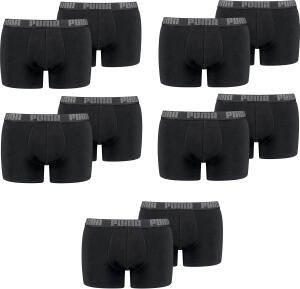 PUMA Herren Basic Boxer Boxershort Unterhose 10er Pack,...