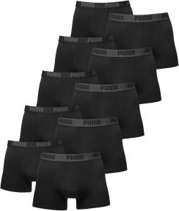 PUMA Herren Basic Boxer Boxershort Unterhose 10er Pack,...