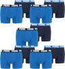 PUMA 10 er Pack Boxer Boxershorts Men Herren Unterhose Pant Unterwäsche, Farbe:420 - True Blue, Bekleidungsgröße:XL