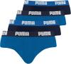 PUMA Herren Slips Briefs Unterhosen 100004633 4er Pack, Wäschegröße:M, Artikel:-420 True Blue