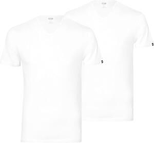 Puma Herren T-Shirt Basic 2er Pack, White, L, 652002001