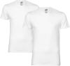 Puma Herren Bodywear Basic T-Shirt 2er Pack, weiß, L, 652001001
