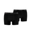 PUMA Herren Basic Boxers Boxer Shorts, Black/Green, XL (2er Pack)