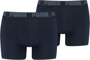 PUMA Herren Basic Boxers Boxer-Shorts, Navy, L (2er Pack)