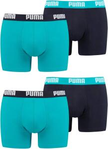 PUMA Herren Basic Boxer Unterwäsche, Aqua/Blue...