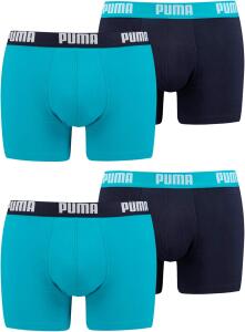 PUMA Herren Basic Boxer Unterwäsche, Aqua/Blue...