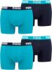 PUMA Herren Basic Boxer Unterwäsche, Aqua/Blue (796), XXL