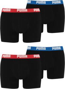 PUMA Herren Basic Boxer Unterwäsche, Black, M