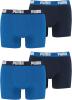 PUMA Herren Boxershorts Unterhosen 521015001 4er Pack, Wäschegröße:XL, Artikel:True Blue (420)