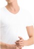 PUMA Herren Basic Shirts V-Neck T-Shirts 100000890 4er Pack, Farbe:Weiß, Menge:4er Pack (2X 2er), Größe:XL, Artikel:V-Neck -002 White