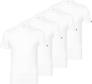 PUMA Herren Basic Shirts C-Neck T-Shirts 100000889 4er...