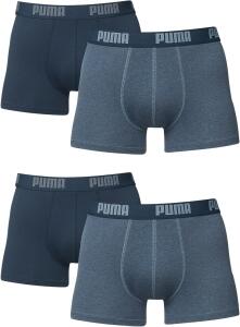 Puma Basic Boxershort / Unterhosen, 4er-Packung, für Herren L Jeansblau
