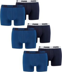 PUMA 6 er Pack Boxer Shorts/True Blue/Size XL/Herren...