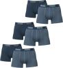 PUMA Herren Boxershorts Unterhosen 521015001 6er Pack, Wäschegröße:M, Artikel:-162 Denim