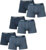 PUMA 6 er Pack Boxer Boxershorts Men Herren Unterhose Pant Unterwäsche, Farbe:162 - Denim, Bekleidungsgröße:L