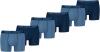 PUMA Boxer Boxershorts Men Herren Everyday Unterhose Unterwäsche 6er Pack, Farbe:007 - Denim, Bekleidungsgröße:L
