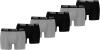 PUMA Boxer Boxershorts Men Herren Everyday Unterhose Unterwäsche 6er Pack, Farbe:Black/Grey Melange, Bekleidungsgröße:XL
