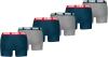 PUMA Boxer Boxershorts Men Herren Everyday Unterhose Unterwäsche 6er Pack, Farbe:Navy/Grey Melange, Bekleidungsgröße:L