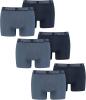 Puma 6 er Pack Boxer Boxershorts Men Herren Unterhose Pant Unterwäsche, Farbe:037 - Denim, Bekleidungsgröße:XL