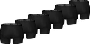 PUMA Boxer Boxershorts Men Herren Everyday Unterhose Unterwäsche 6er Pack, Farbe:Black/Phantom, Bekleidungsgröße:XL