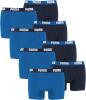 PUMA Herren Boxershorts Unterhosen 100004386 8er Pack, Wäschegröße:XL, Artikel:-420 True Blue