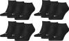 Puma Sneaker-Socken, unsichtbar, 12 Stück, Schwarz , 47/49 - 12 Paar Vorteilspack