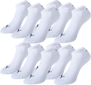 PUMA 12 Paar Sneaker Invisible Socken Gr. 35-49 Unisex...
