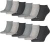 PUMA 12 Paar Sneaker Invisible Socken Gr. 35-49 Unisex für Damen Herren Füßlinge, Farbe:800 - anthraci/l mel grey/m me, Socken & Strümpfe:35-38
