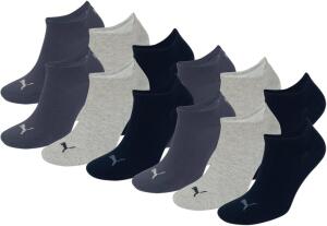 Puma Sneaker-Sportsocken, Unisex-Modell, 12 Paar pro...