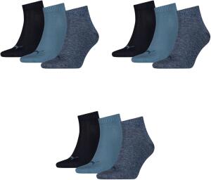 PUMA 12 Paar Sneaker Invisible Socken Gr. 35-49 Unisex...