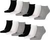 PUMA Unisex Sneakers Socken Sportsocken 12er Pack, mt (35/38, grey / white / black)