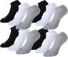 PUMA Unisex Sneakers Socken Sportsocken 12er Pack (Grey/White/Black, 39-42)