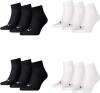 Puma Quarters 12er Pack Sport-Socken, Herren, Mehrfarbig
