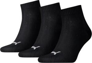 PUMA Unisex Quarter Quarters Socken 12er Pack, Black...