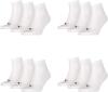 PUMA 12 Paar Unisex Quarter Socken Sneaker Gr. 35-49 für Damen Herren Füßlinge, Farbe:300 - white, Socken & Strümpfe:43-46