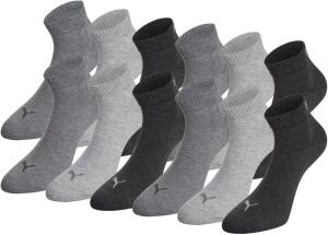 Puma Herren Quarters 12er Pack Sportsocken, mt2 (43/46,...