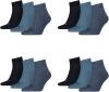 Puma Unisex Quarter Quarters Socken 12er Pack, Denim Blue(460) 43-46 at